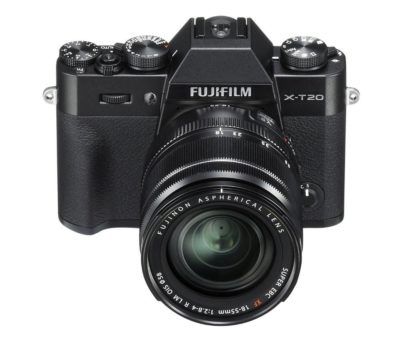 FUJIFILM X-T20 Compact System Camera with 18-55 mm f/2.8-f/4 Standard Zoom Lens - Black